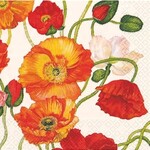 Boston International Cocktail Napkin, Watercolor Flowerfield