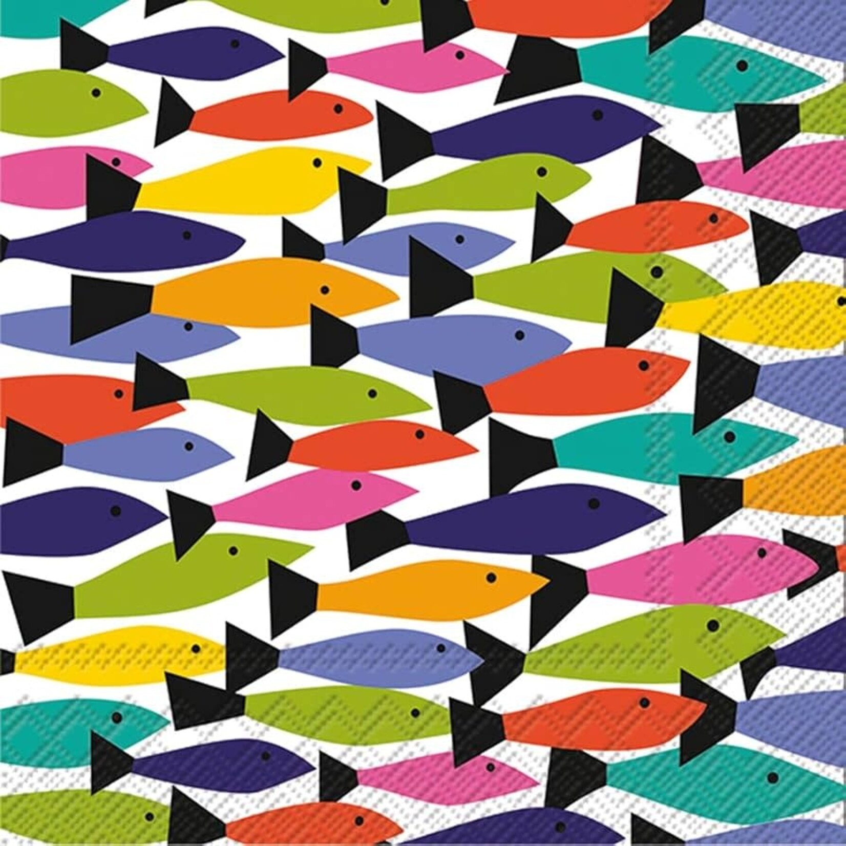 Boston International Cocktail Napkin, Rainbow