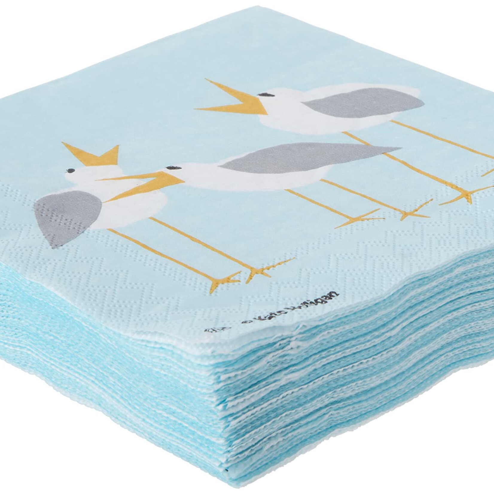Boston International Cocktail Napkin, Seagulls