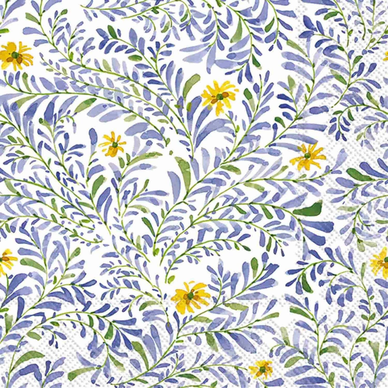 Boston International Cocktail Napkin, Lovely Branches - Blue