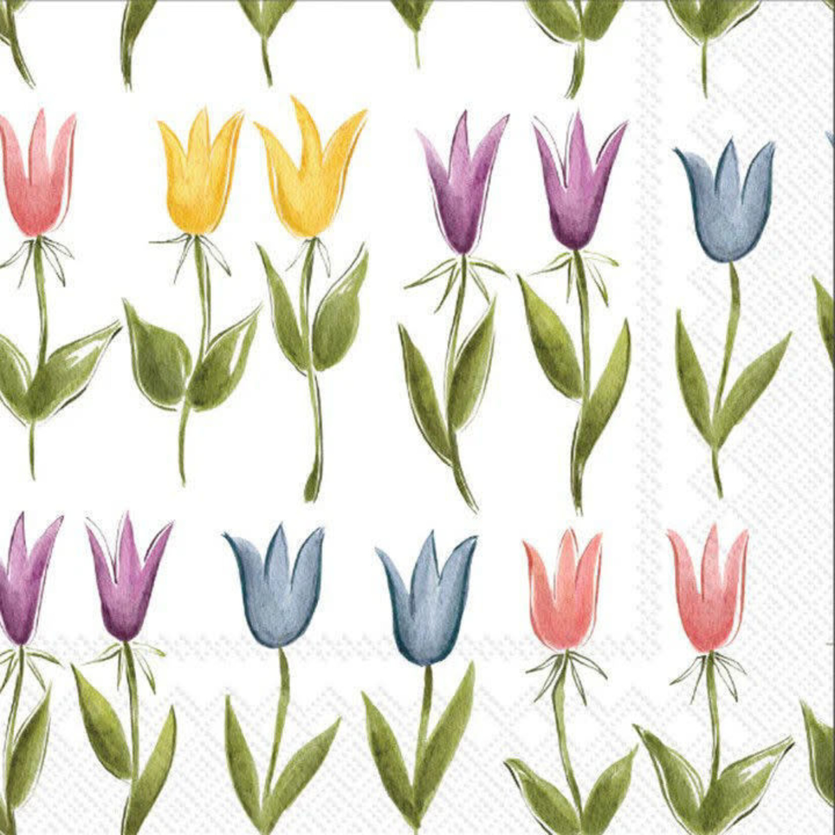 Boston International Lunch Napkin, Tulip Pattern