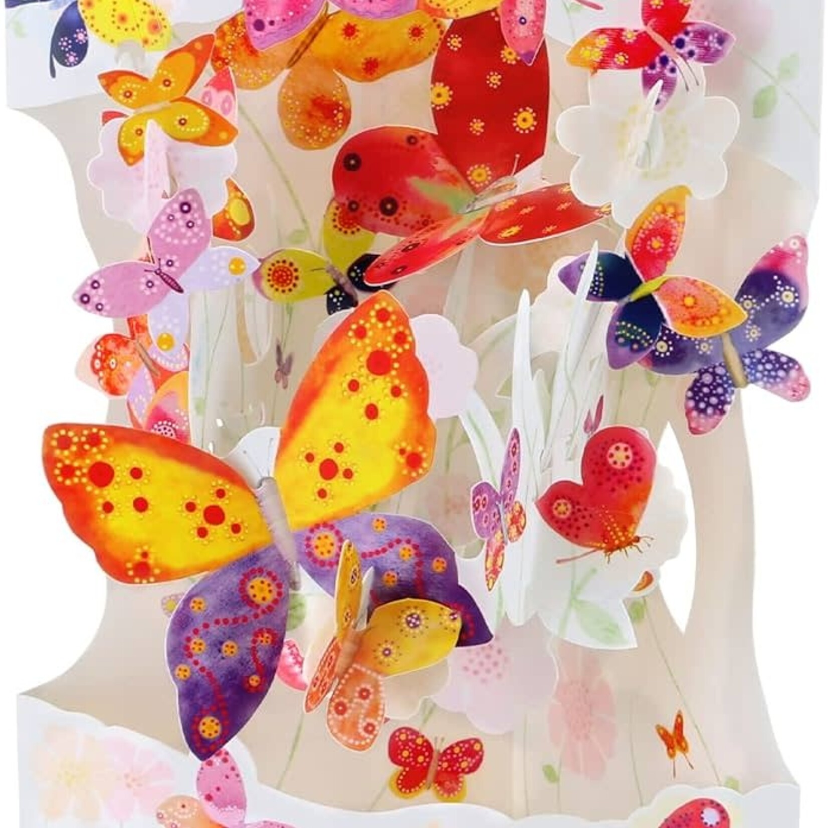 Boston International Greeting Card, Butterfly Cloud