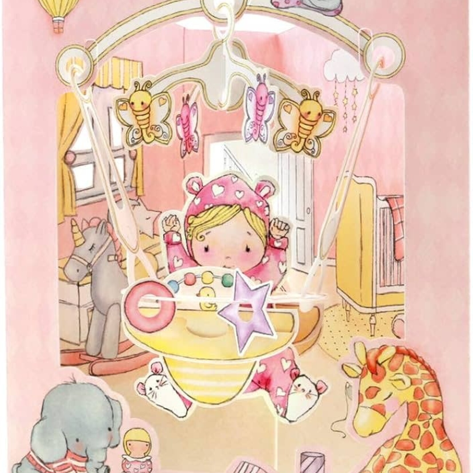 Boston International Greeting Card, Baby Girl