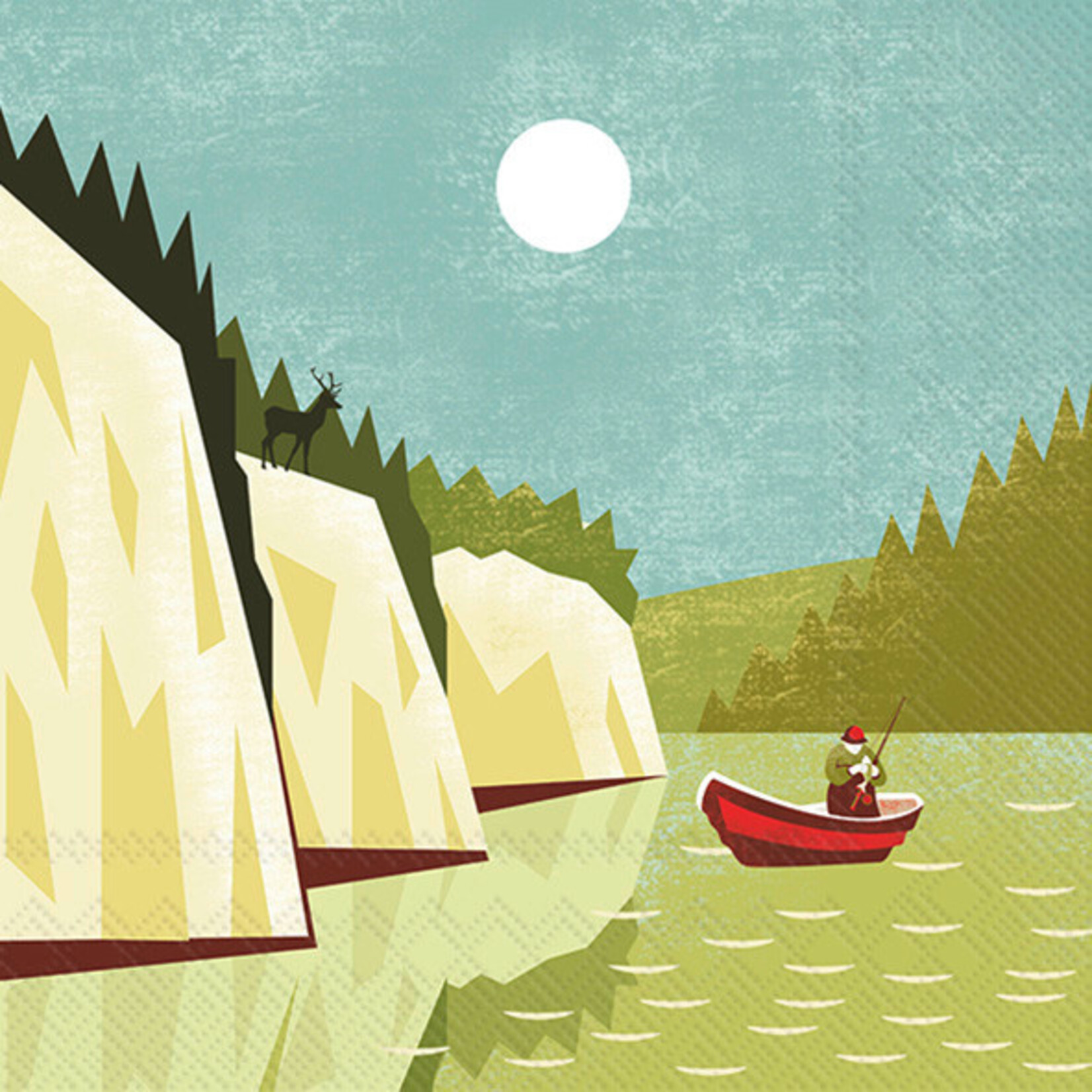 Boston International Cocktail Napkin, Great Outdoors