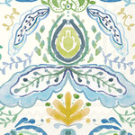 Boston International Lunch Napkin, Azure & Ivy - Gold