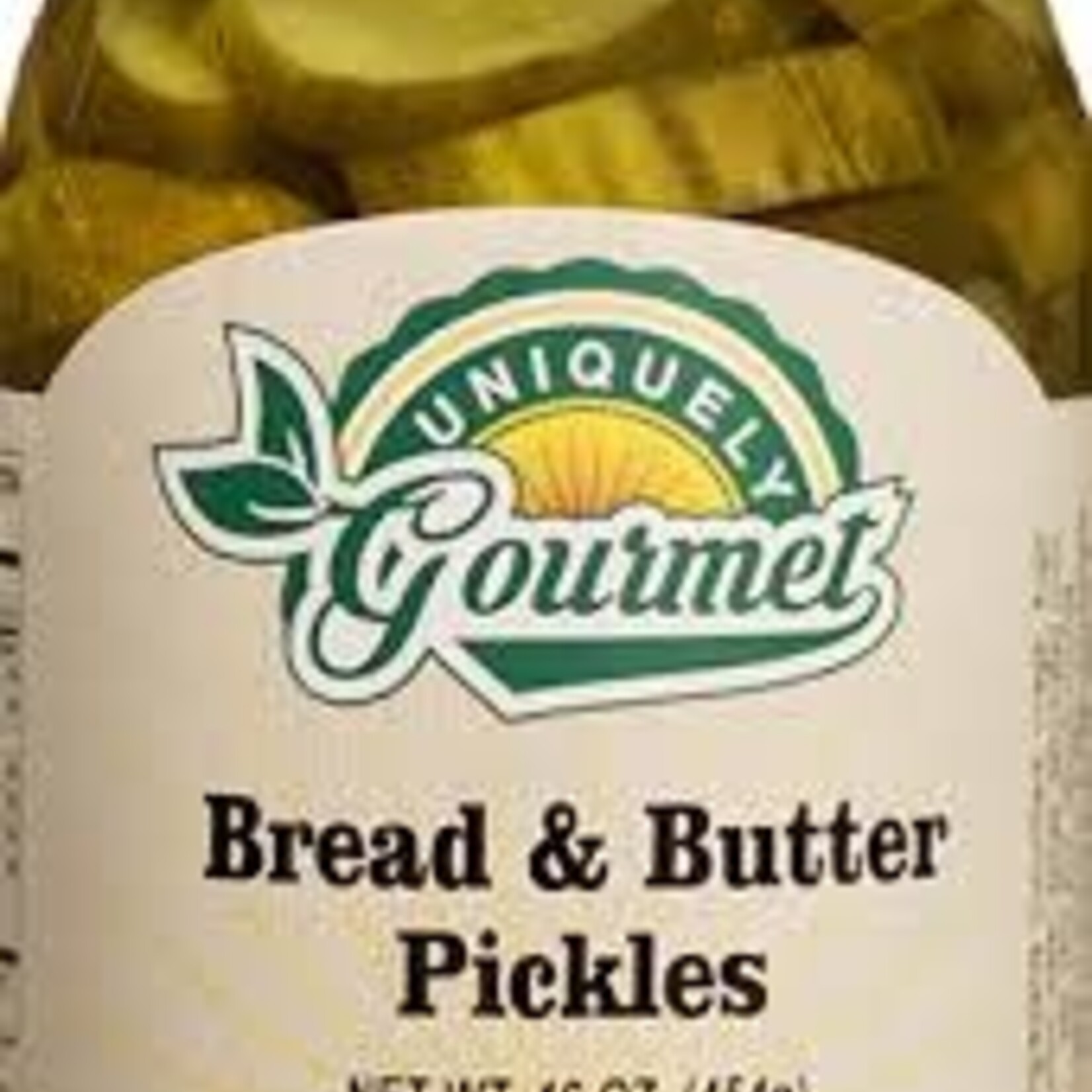 Uniquely Gourmet Bread N' Butter Pickles