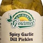 Uniquely Gourmet Spicy Garlic Dill Pickles | Uniquely Gourmet
