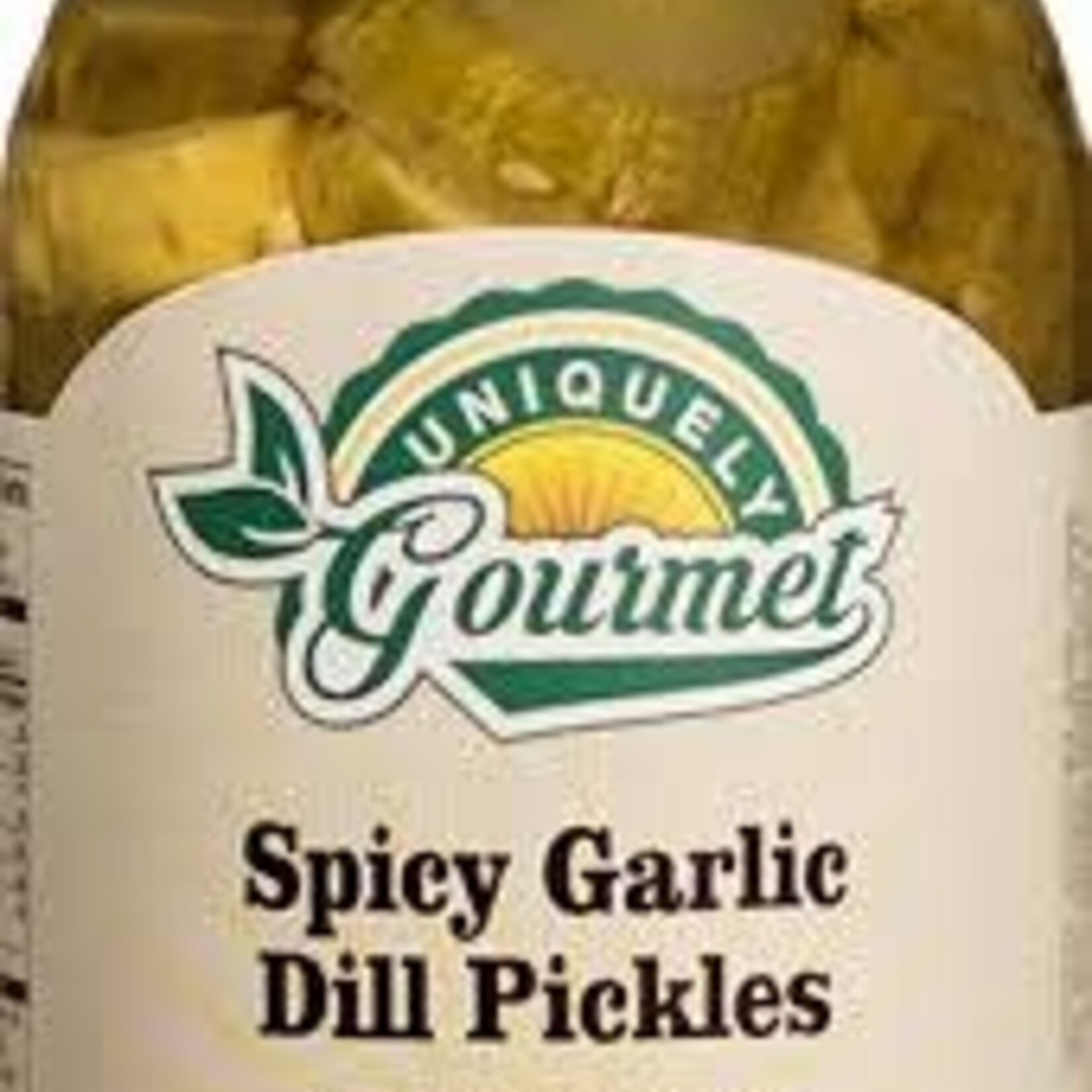 Uniquely Gourmet Spicy Garlic Dill Pickles | Uniquely Gourmet