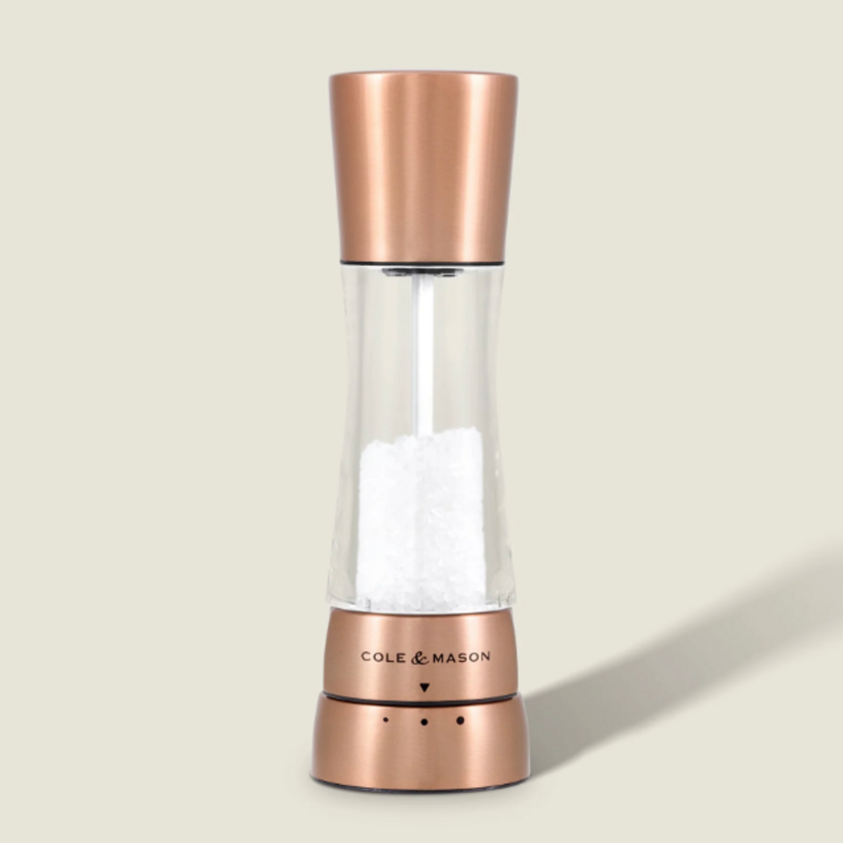 Cole & Mason Derwent 190mm SS Salt Mill - Copper