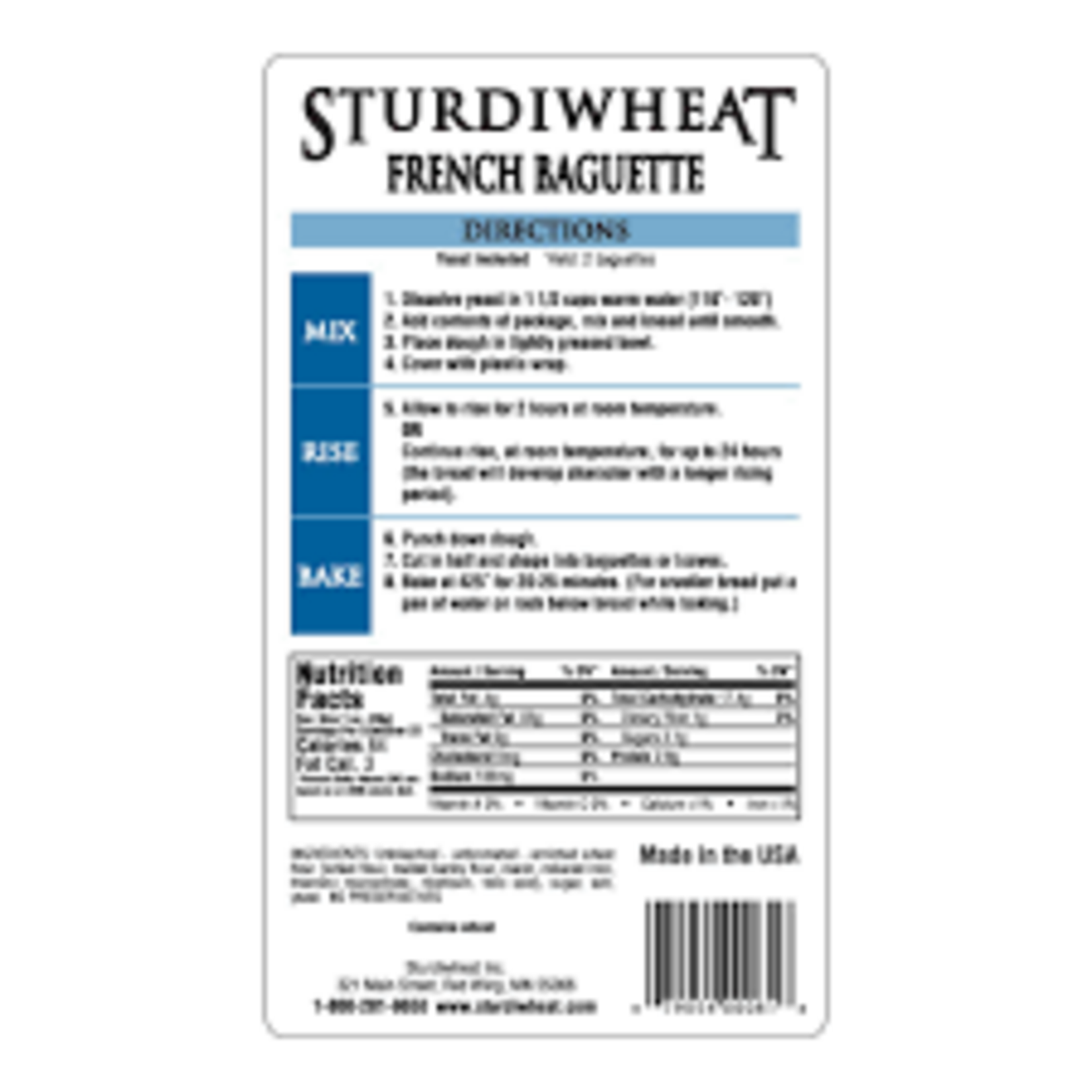 Sturdiwheat Sturdiwheat French Baguette Mix