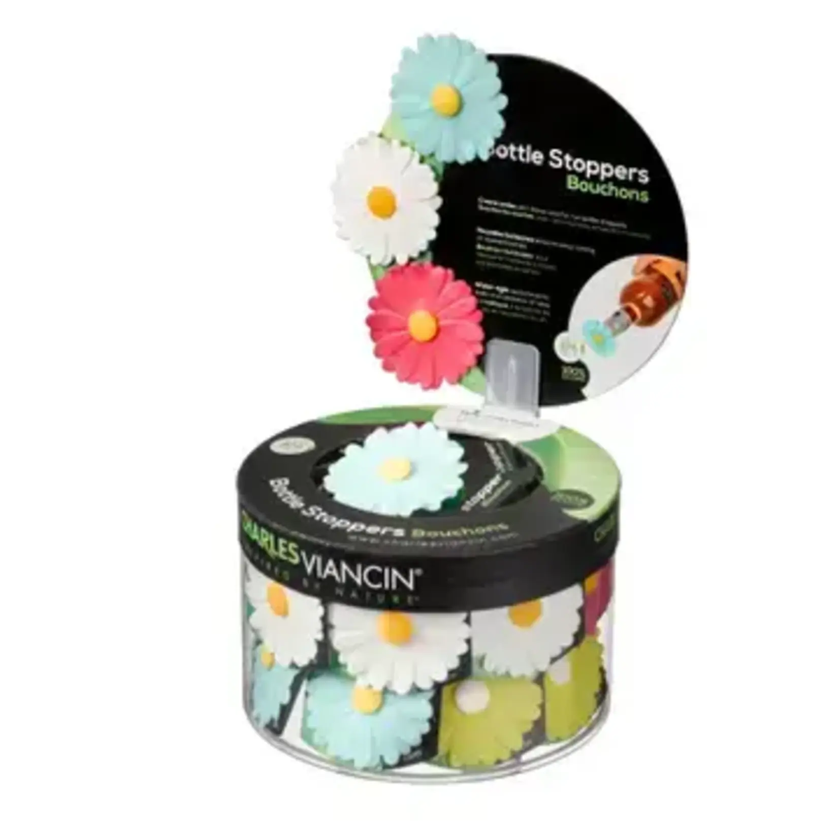 Charles Viancin Daisy Bottle Stoppers | Charles Viancin