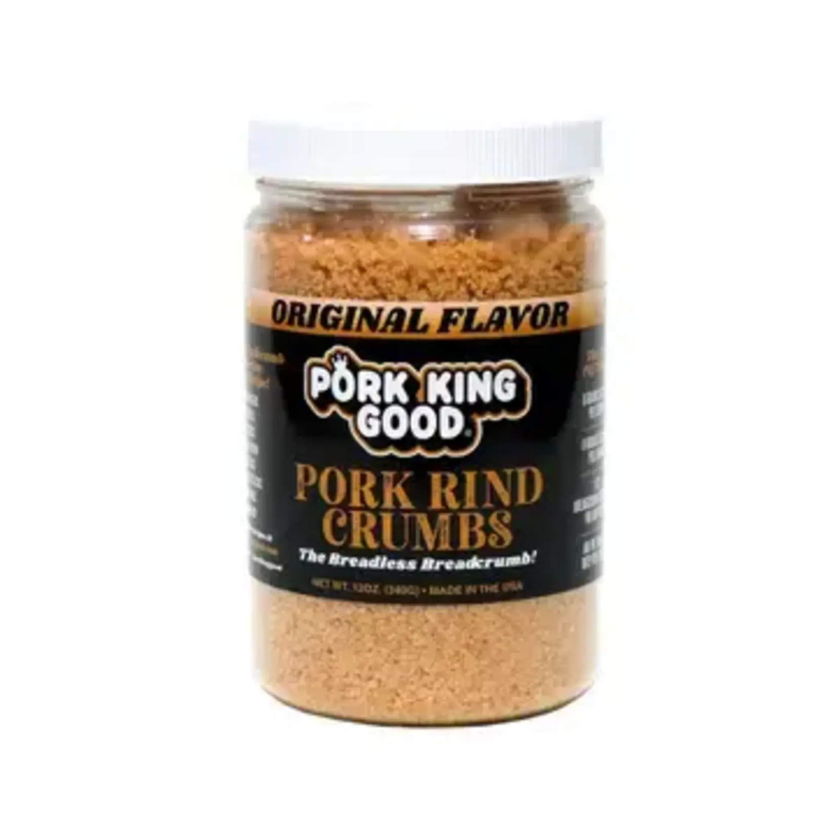 Pork King Good Pork King Good Original Flavor Pork Rinds Crumbs 12oz Jar