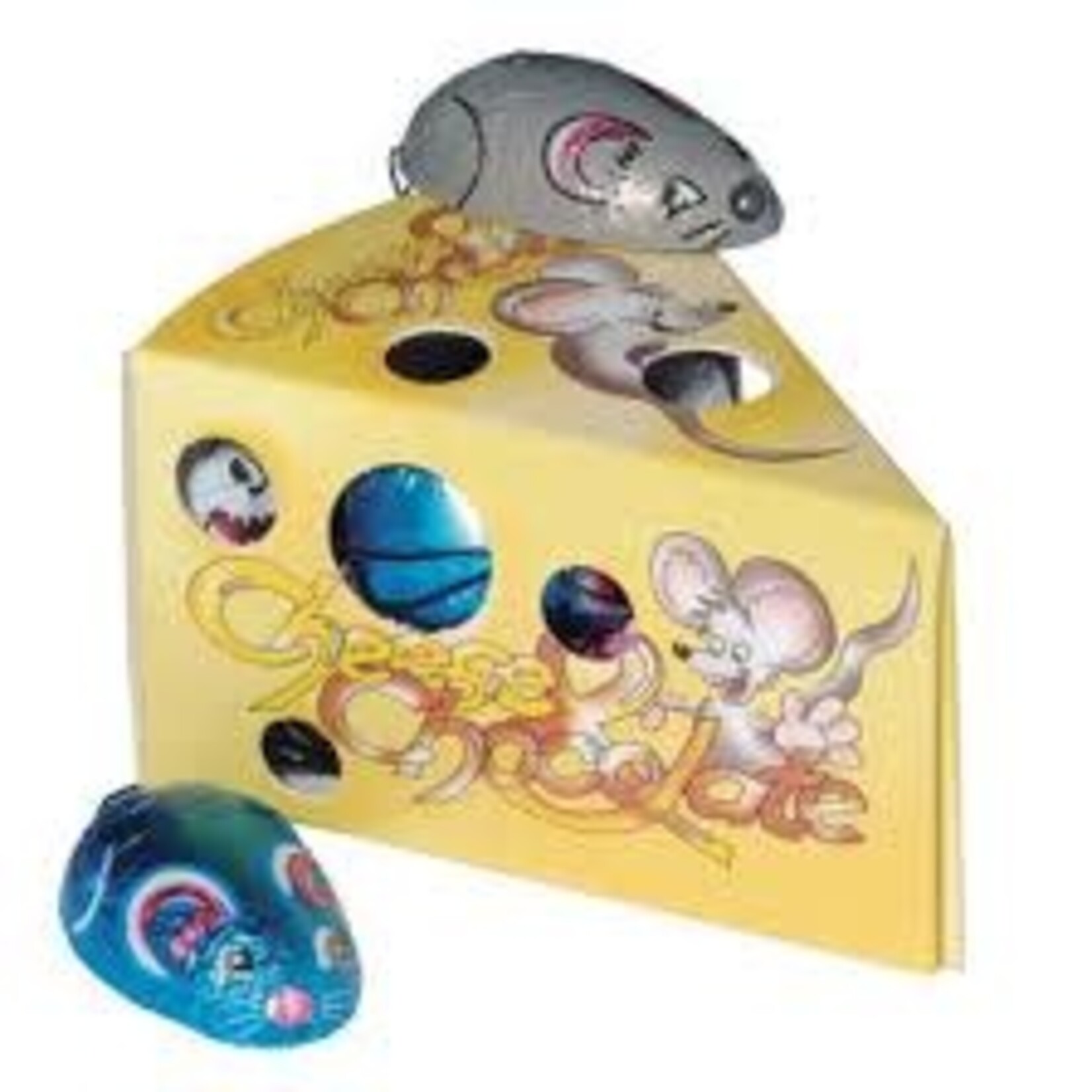 Storz Milk Chocolate Assorted Mice in Cheese Wedge