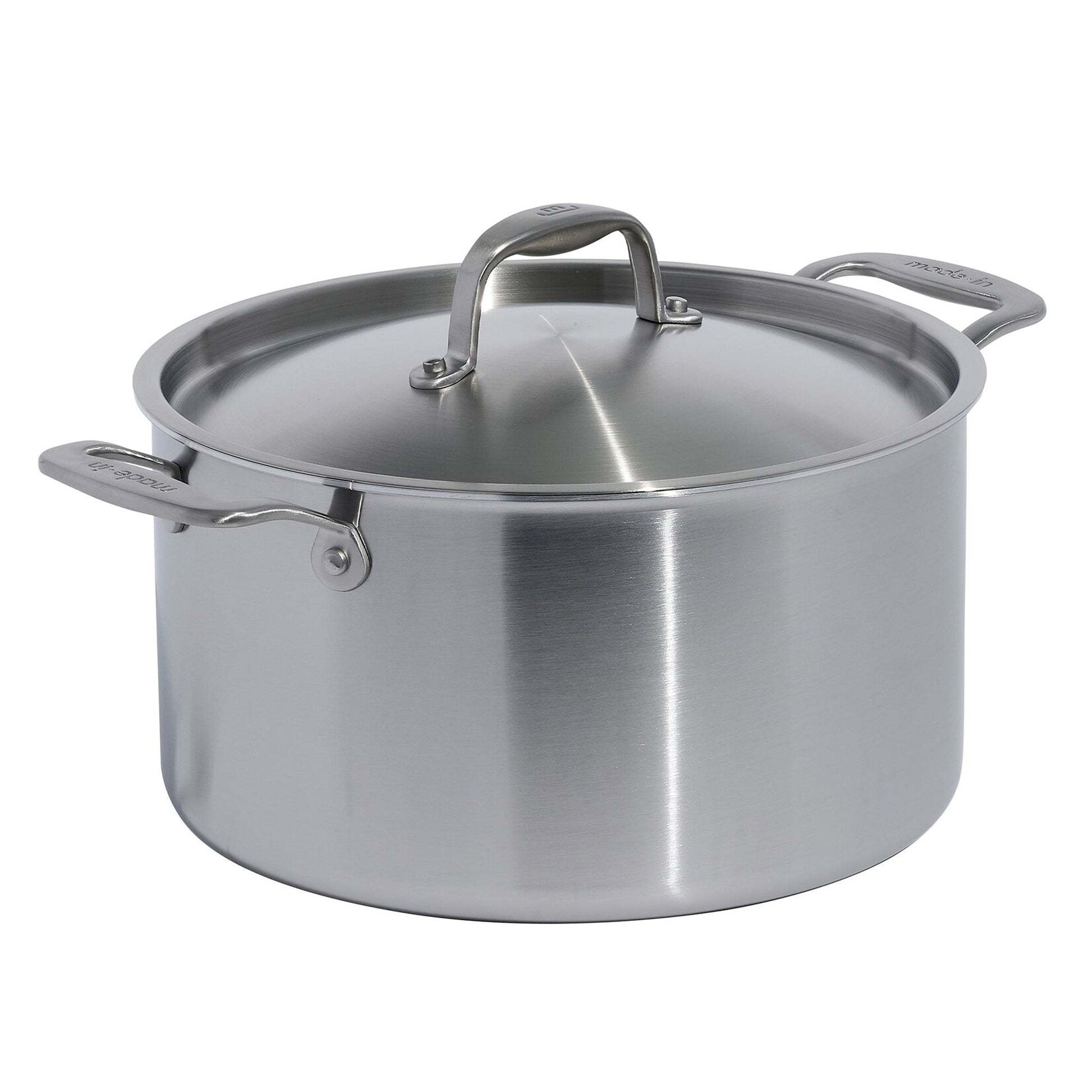 Made In Stainless Clad 8 qt. Stock Pot with Lid | Made In