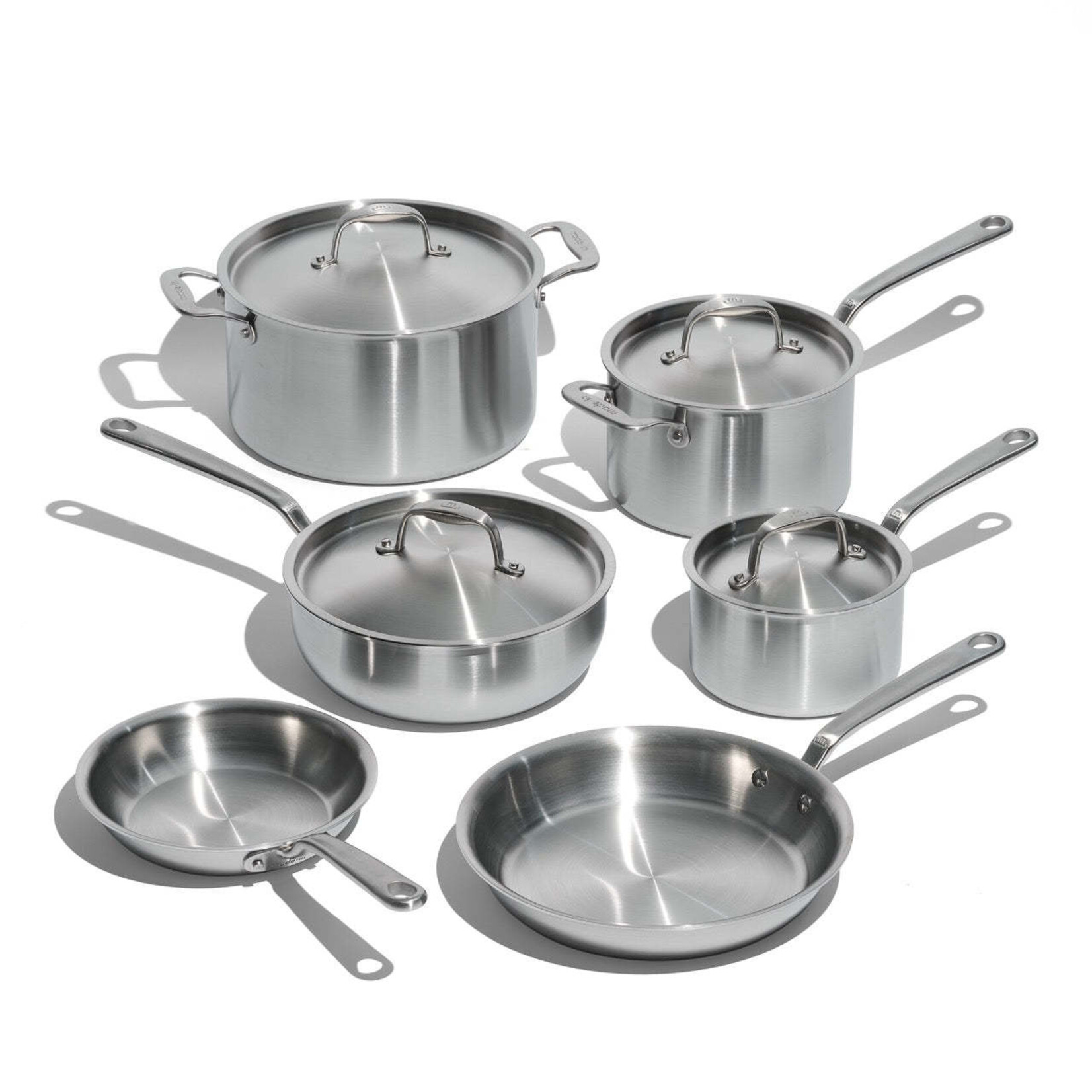 Made In 10PC Stainless Clad Cookware Set | Made In