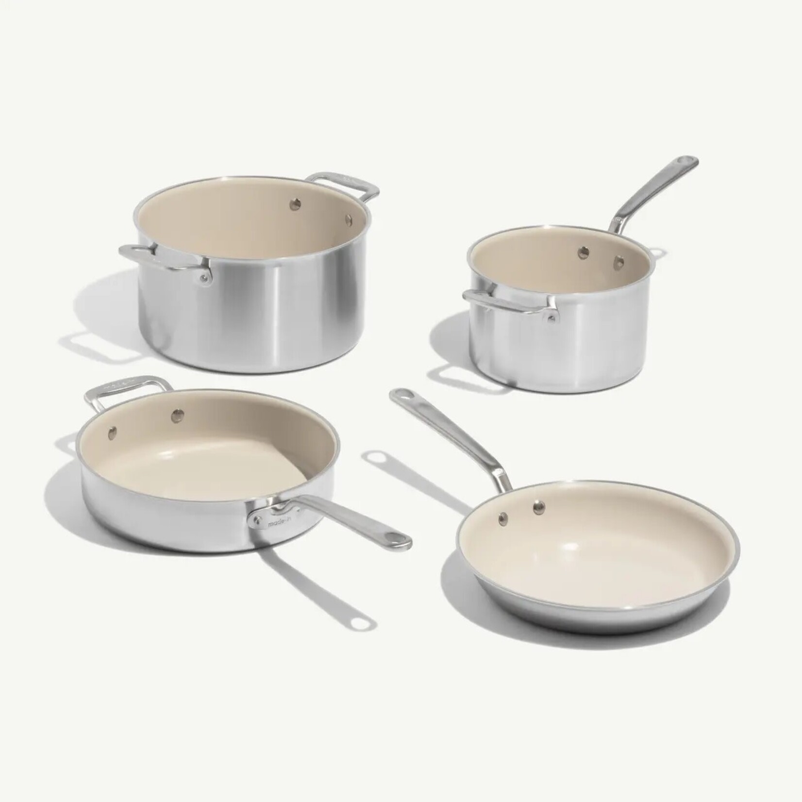 Made In CeramiClad™ 7pc Non-stick Set - Sand | Made In