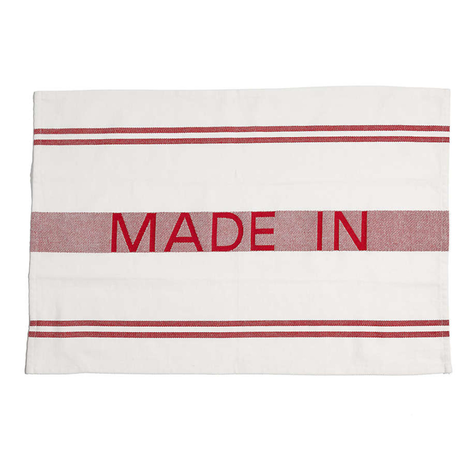 Made In 3 Pack Chef Towels - White & Made In Red | Made In