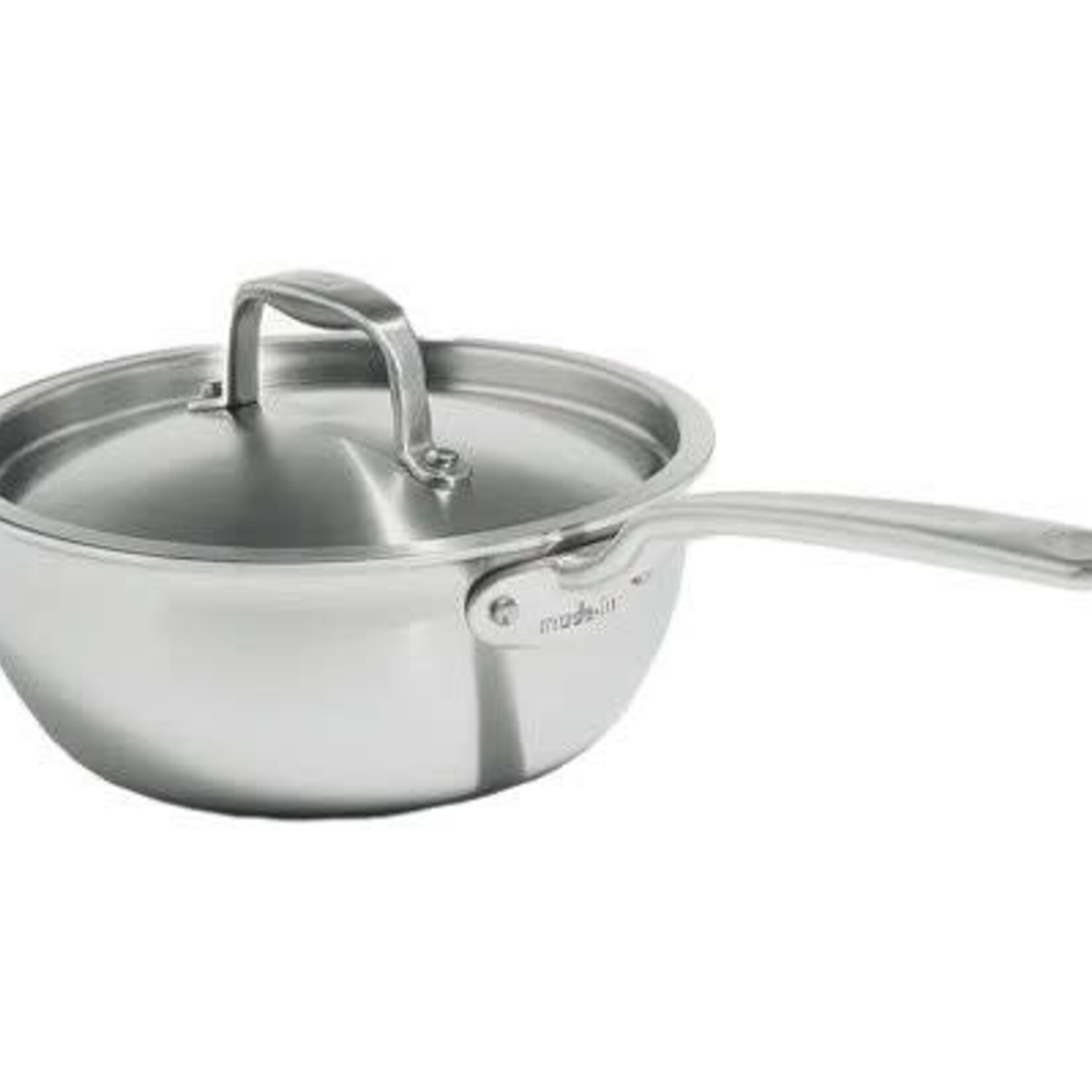 Made In Stainless Clad 2 qt. Saucier with Lid | Made In