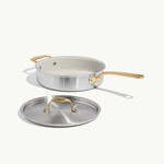 Made In CeramiClad™ 3.5 qt. Non-stick Saute Pan with Lid - Sand | Made In