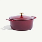 Made In Enameled Cast Iron 5.5 qt. Round Dutch Oven - Ruby Red | Made In