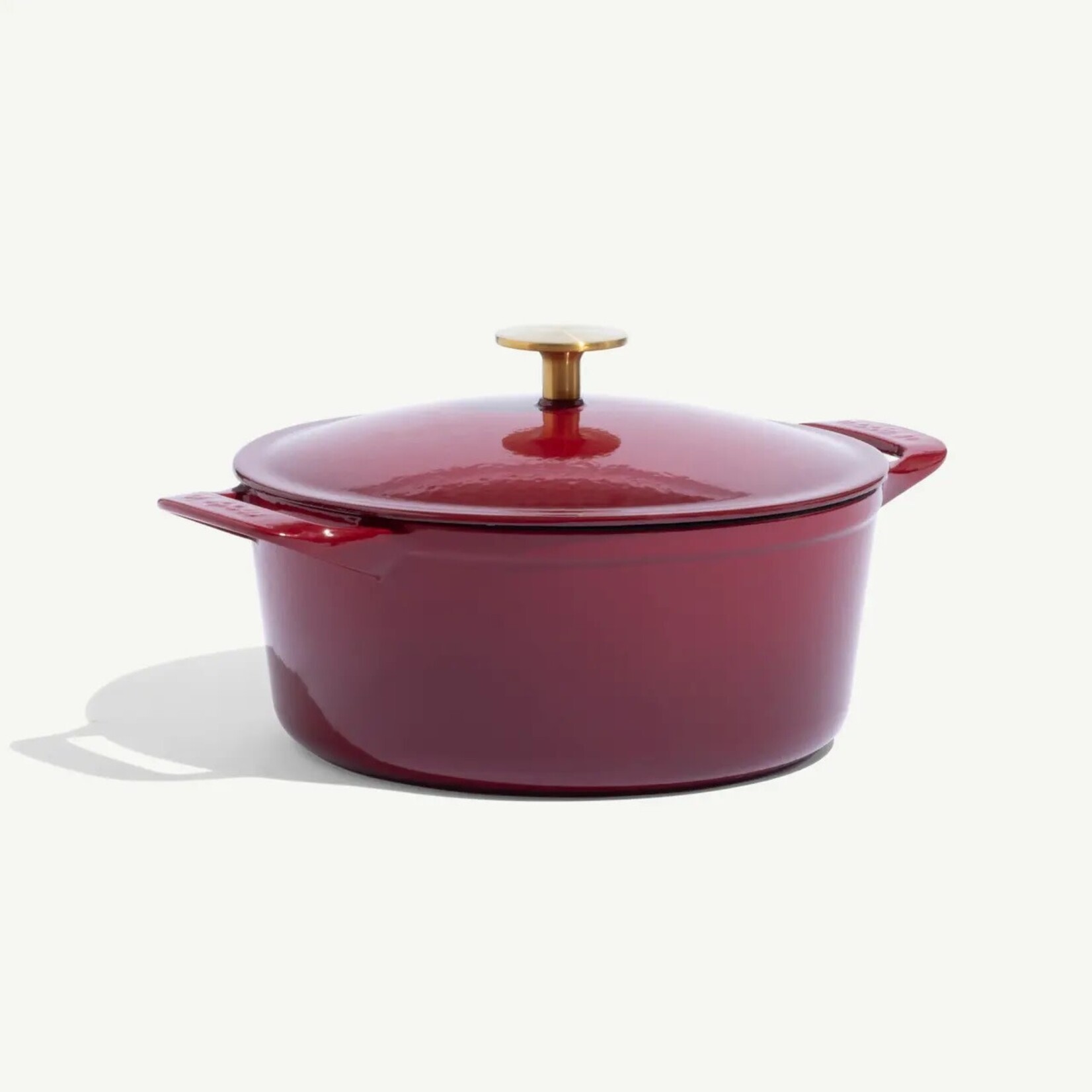 Made In Enameled Cast Iron 5.5 qt. Round Dutch Oven - Ruby Red | Made In