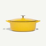 Made In Enameled Cast Iron 7.5 qt. Oval Dutch Oven - Marigold | Made In