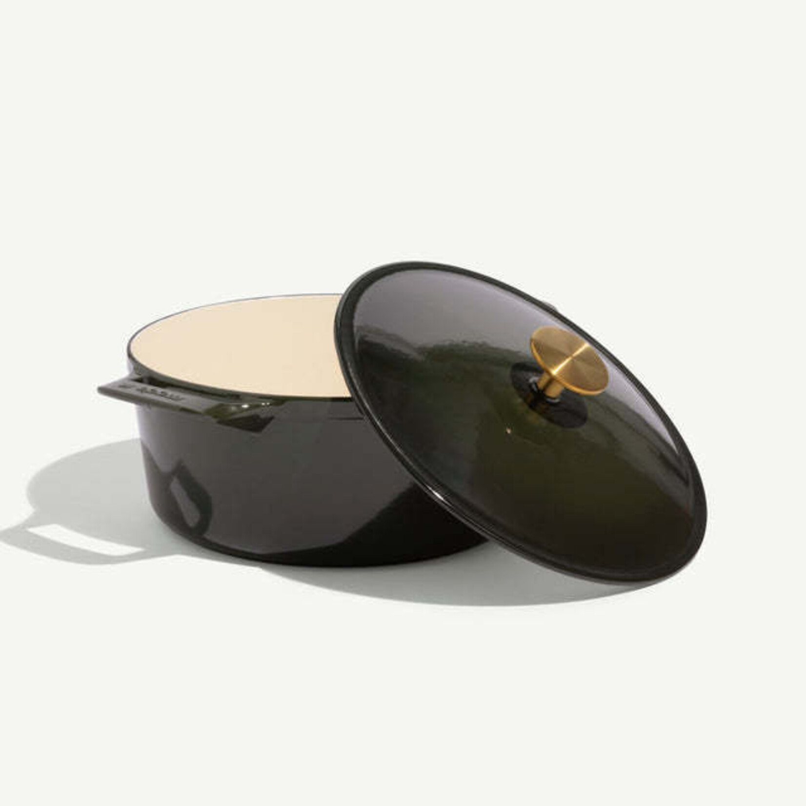 Made In Enameled Cast Iron 7.5 qt. Oval Dutch Oven - Willow Green | Made In