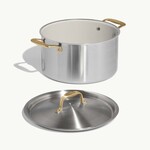 Made In CeramiClad™ 8 qt. Non-stick Stock Pot with Lid - Sand | Made In