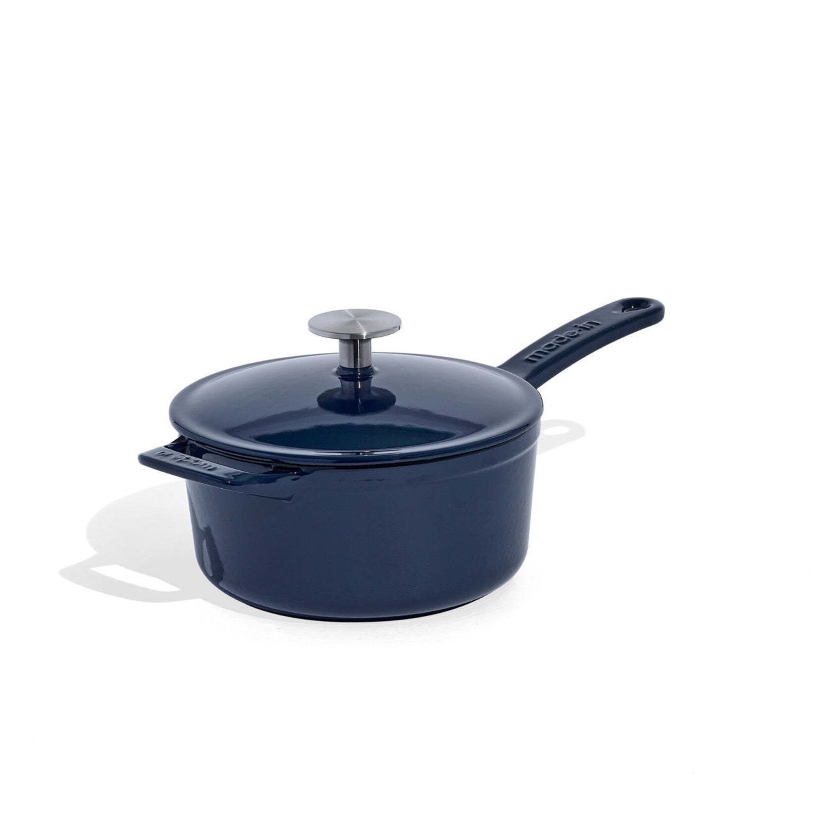 Made In Enameled Cast Iron 2 qt. Saucepan - Harbour Blue | Made In