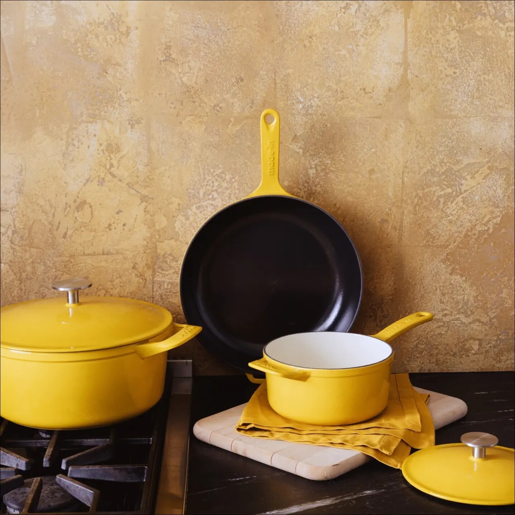 Made In Enameled Cast Iron 2 qt. Saucepan - Marigold | Made In