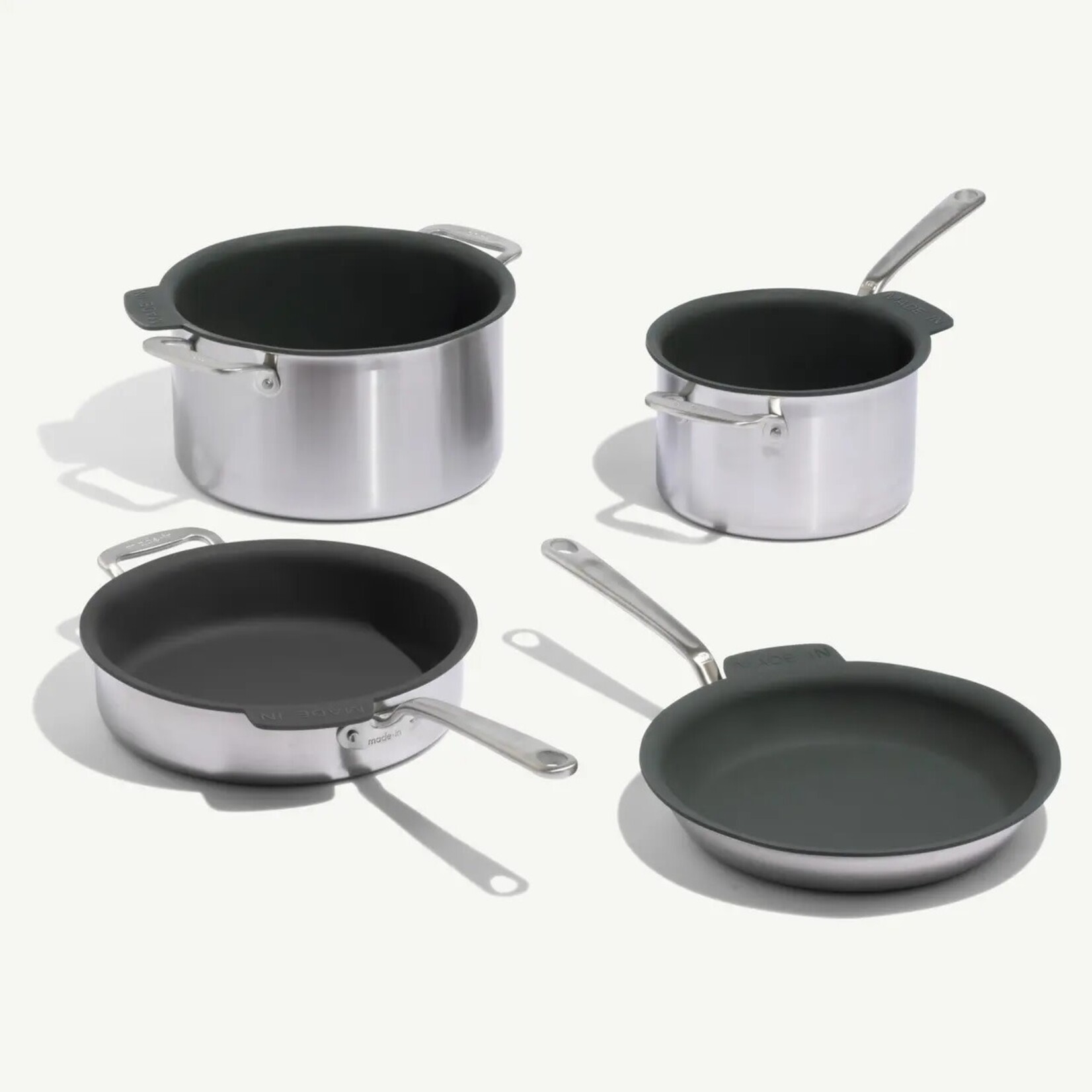 Made In 6pc Pan Protector Set - Graphite (Works with 6pc Cookware Set) | Made In