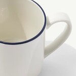 Made In Set of 4, 12 oz. Coffee Mugs - Navy Rim | Made In