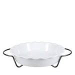 BIA Cordon Bleu Oslo Simply-Serving Pie Dish W/ Rack, 9.75" | BIA Cordon Bleu