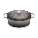 Le Creuset Signature Oval Dutch Oven - Oyster - 6.75 qt | Le Creuset