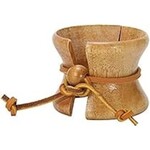 Chemex Wood collar for 6,8,10 Cup with 24" Original rawhide and bead WS