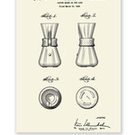 Chemex Patent Poster 3 Coffeemaker 1944