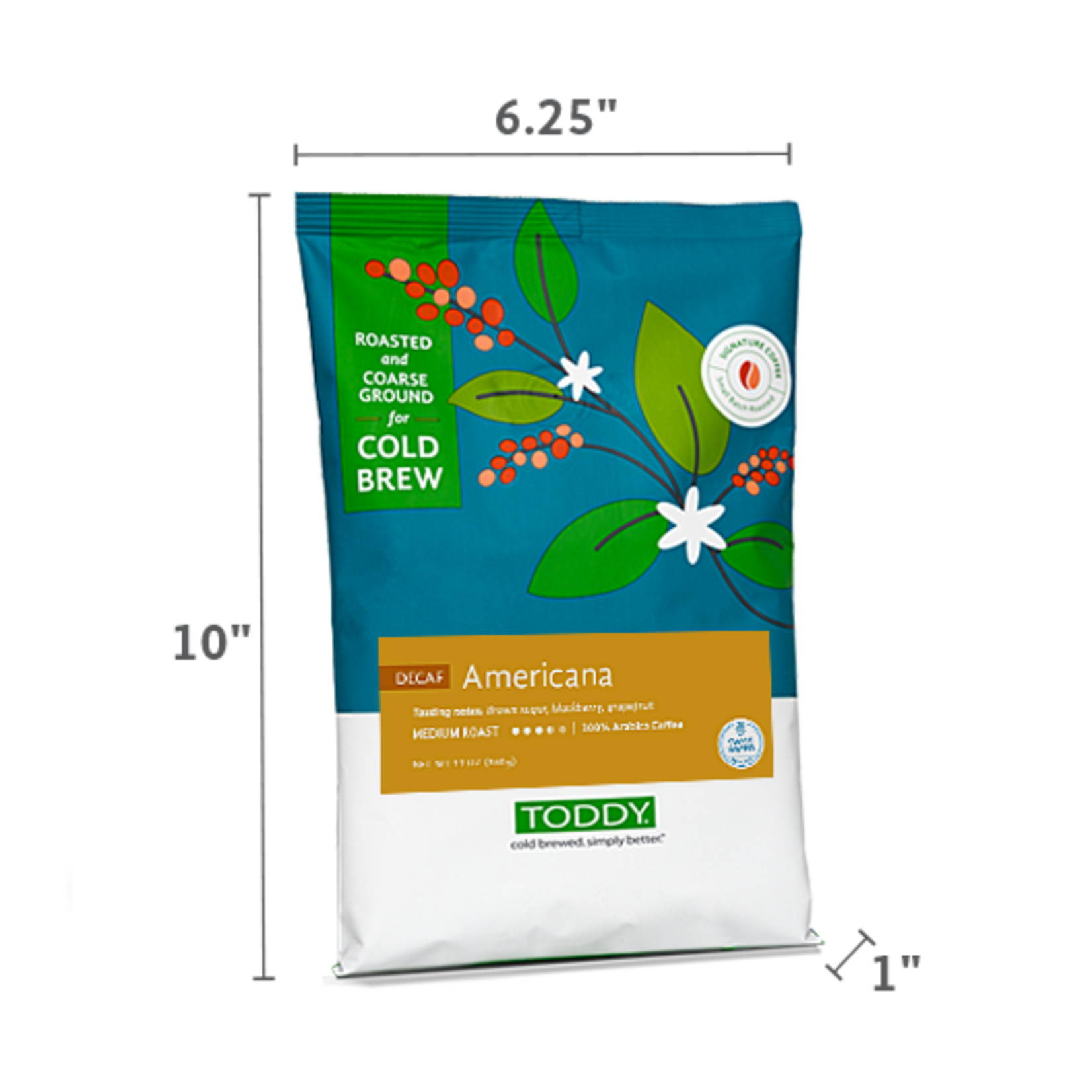 Toddy Products 12 oz. Americana Decaf - Ground Coarse