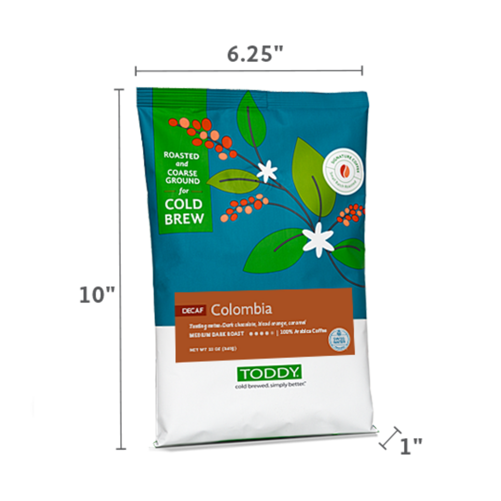 Toddy Products 12 oz. Colombia Decaf - Ground Coarse