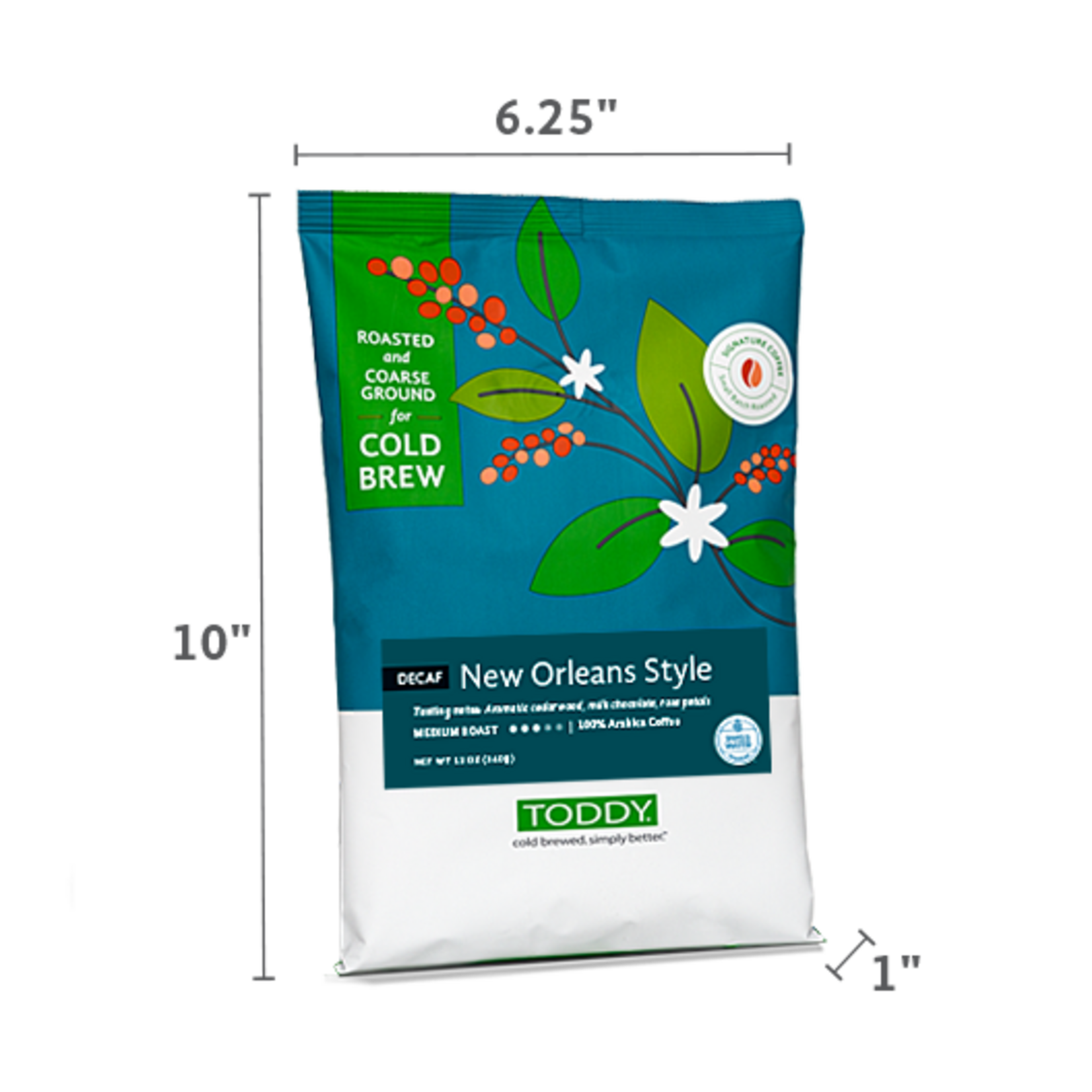 Toddy Products 12 oz. New Orleans Style Decaf - Ground Coarse