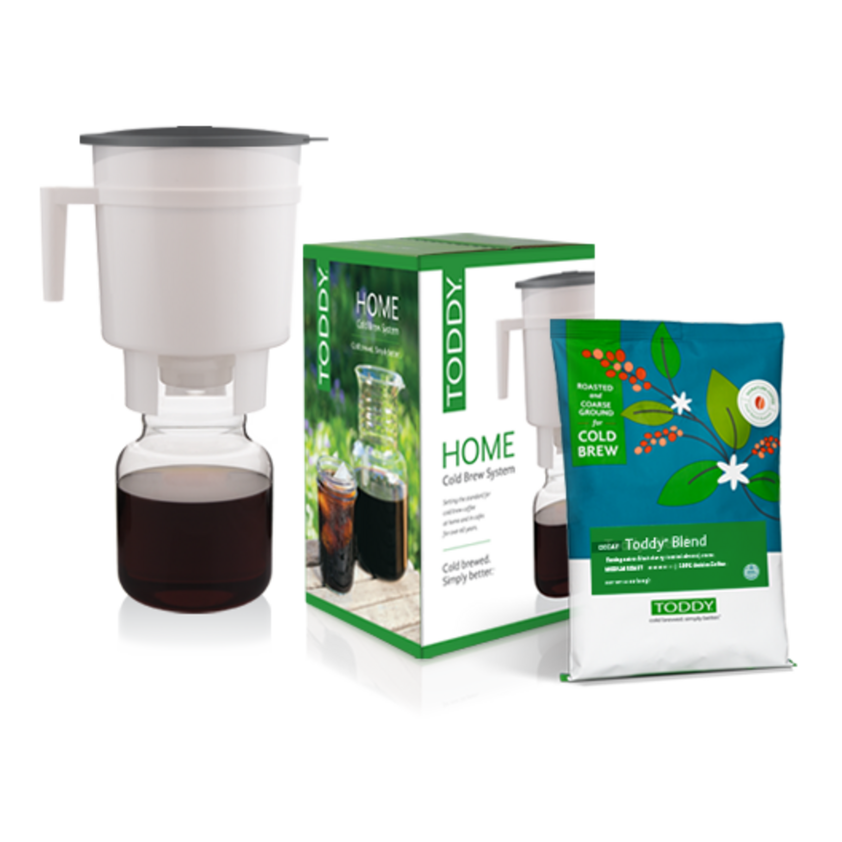 Toddy Products Toddy® Home Cold Brew System + Decaf Coffee Bundle