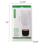 Toddy Products OS Paper Filter Bags, pack of 20