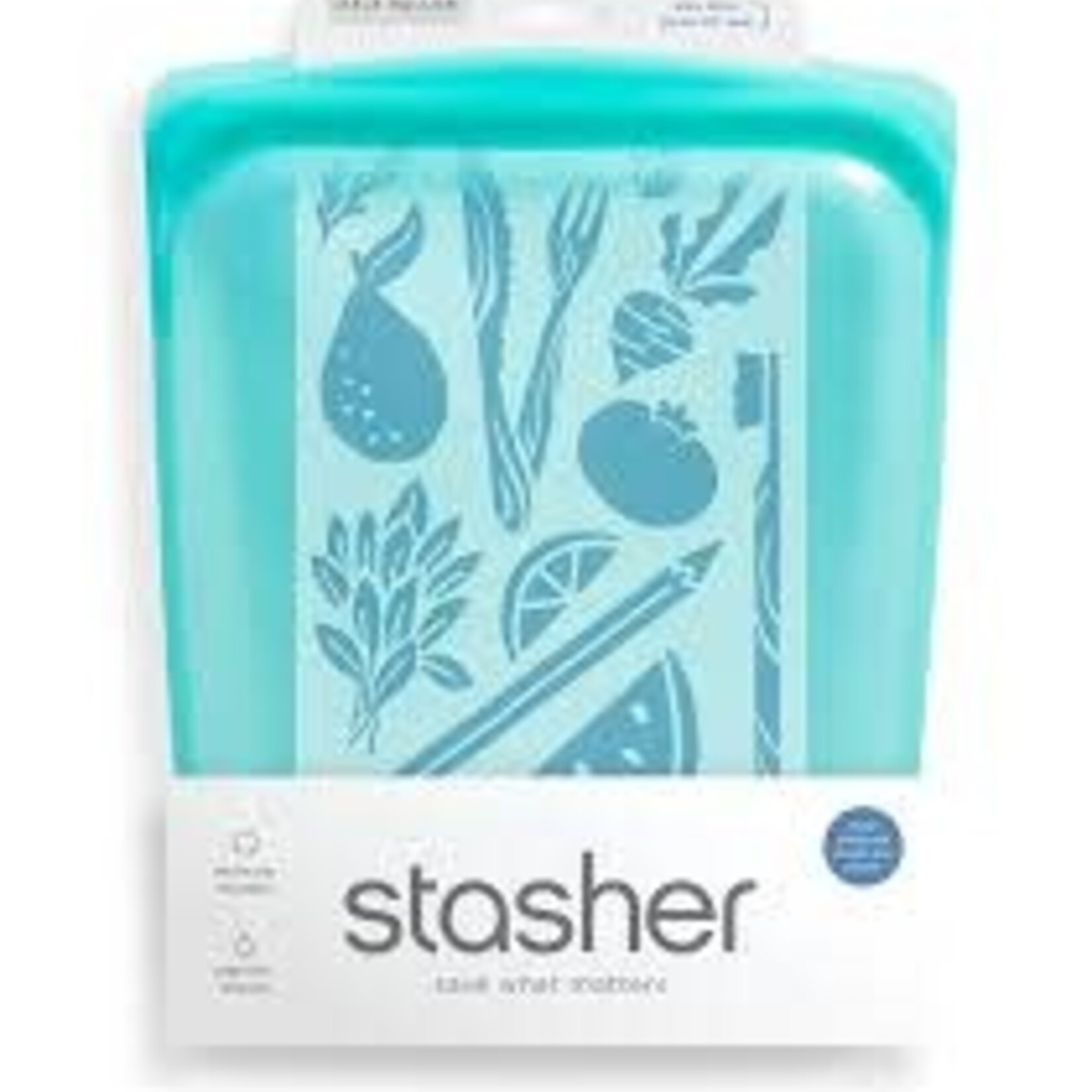 Zach & Anna Grove-Kulstad Registry Stasher Half Gallon: Aqua | Zach & Anna Grove-Kulstad Registry