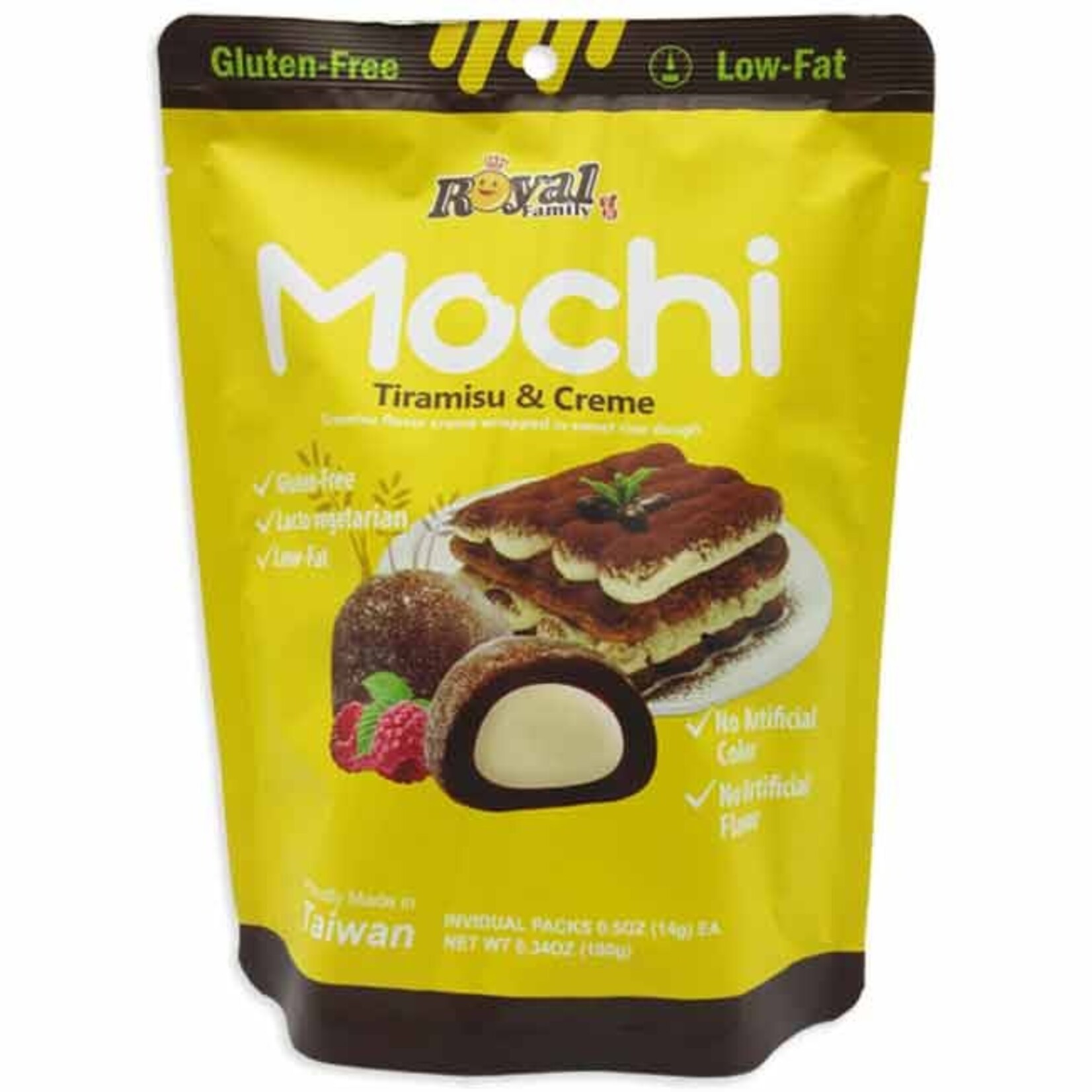 Redstone Candy Royal Family Mochi - Tiramisu & Crème Peg Bag | Redstone Foods, Inc.
