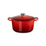 Signature Deep Round Oven, Cerise - 6.5 qt. | Le Creuset