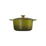 Signature Round Deep Oven, Olive - 6.5 qt. | Le Creuset