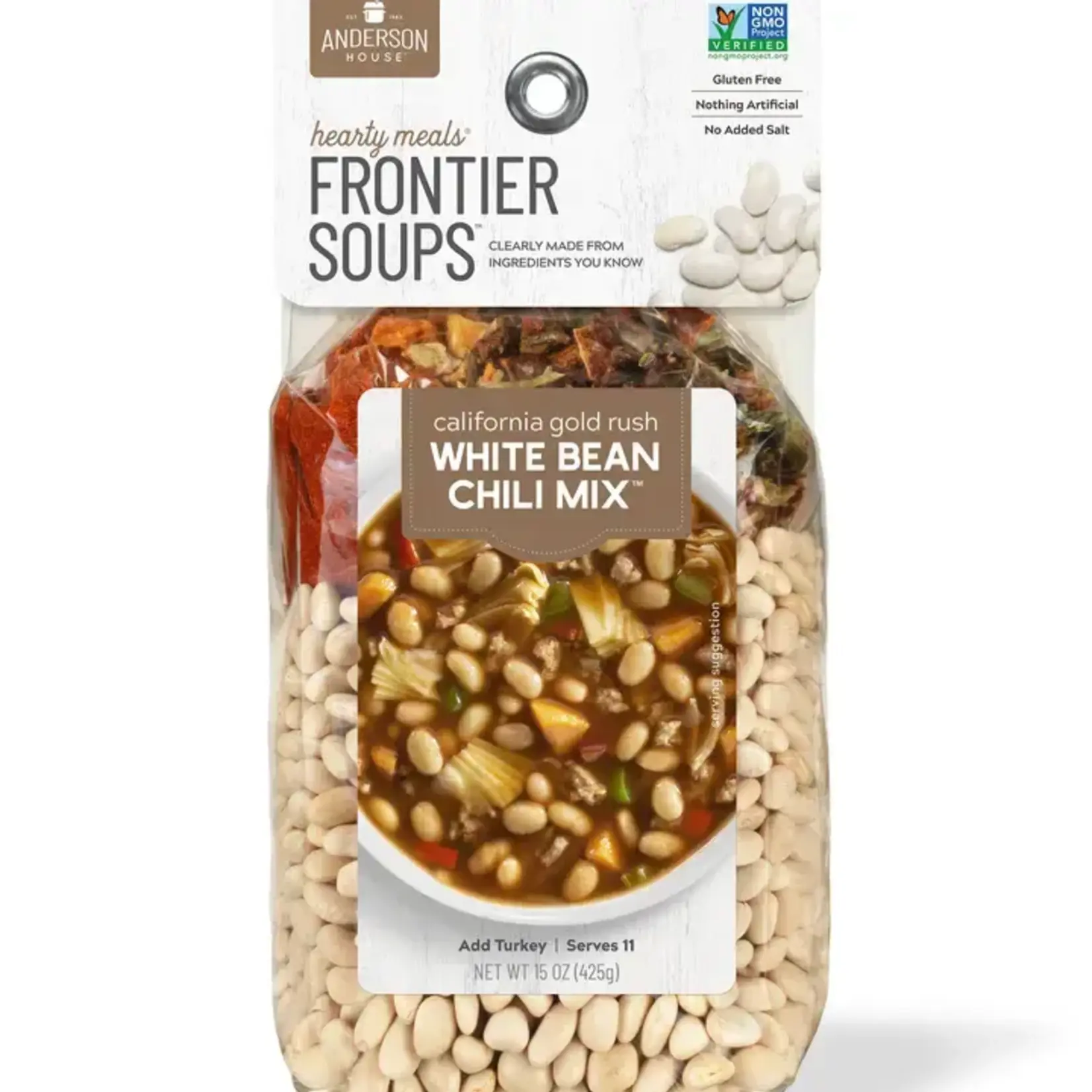 Frontier Soup California Gold Rush White Bean Chili Mix | Frontier Soup