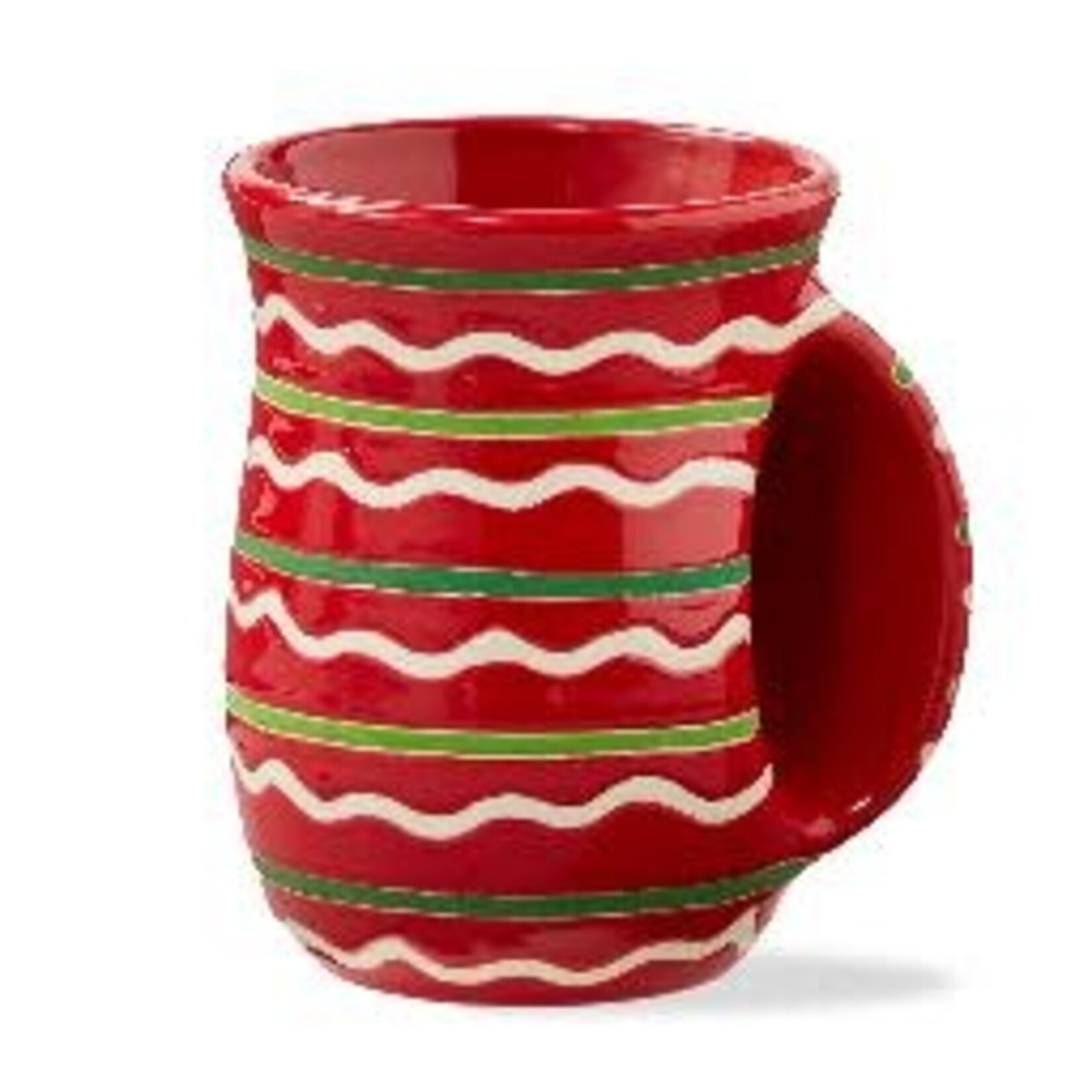 Tag Handwarmer Mug - Festive Stripe, Red Multi | Tag