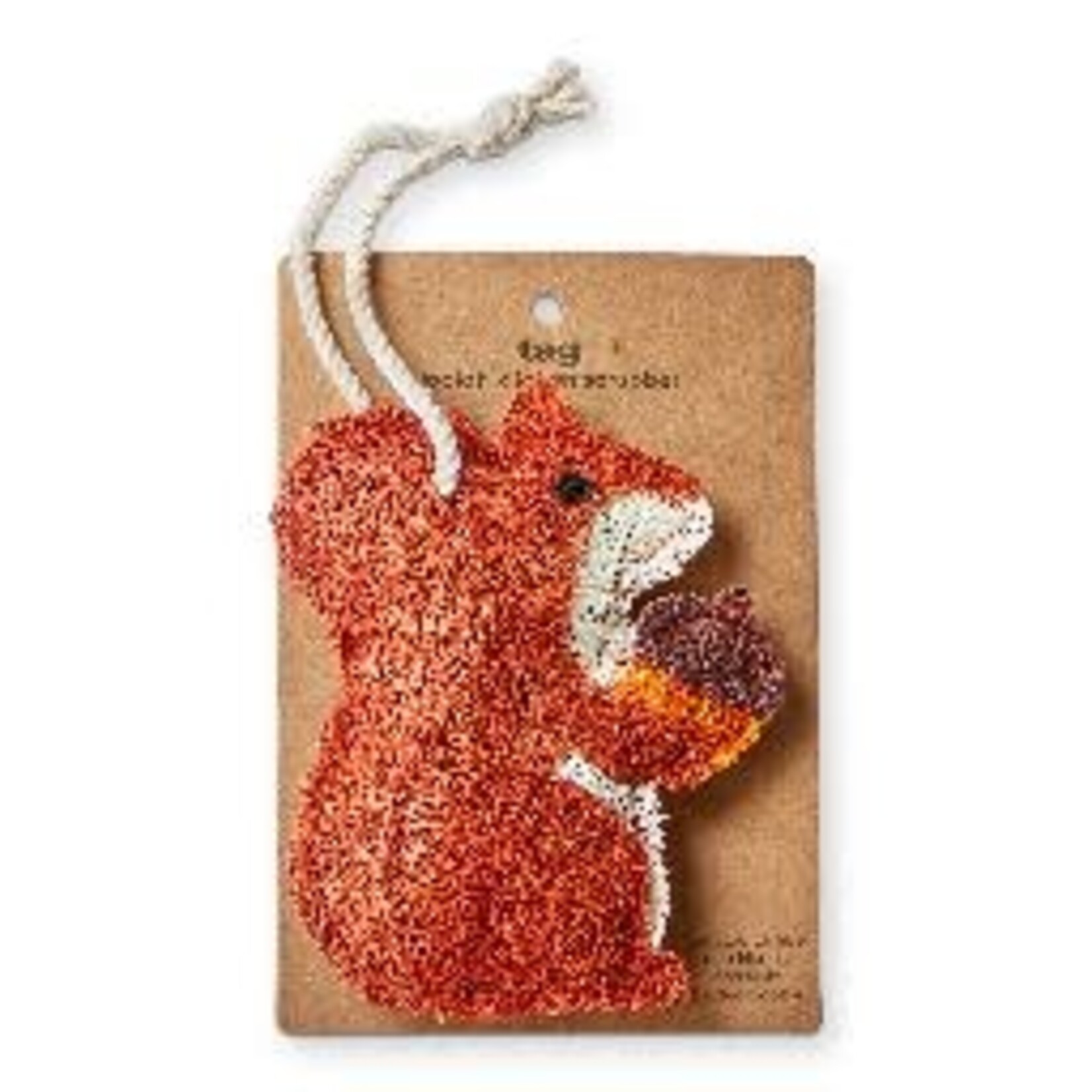 Tag SQUIRREL LOOFAH SCRUBBER