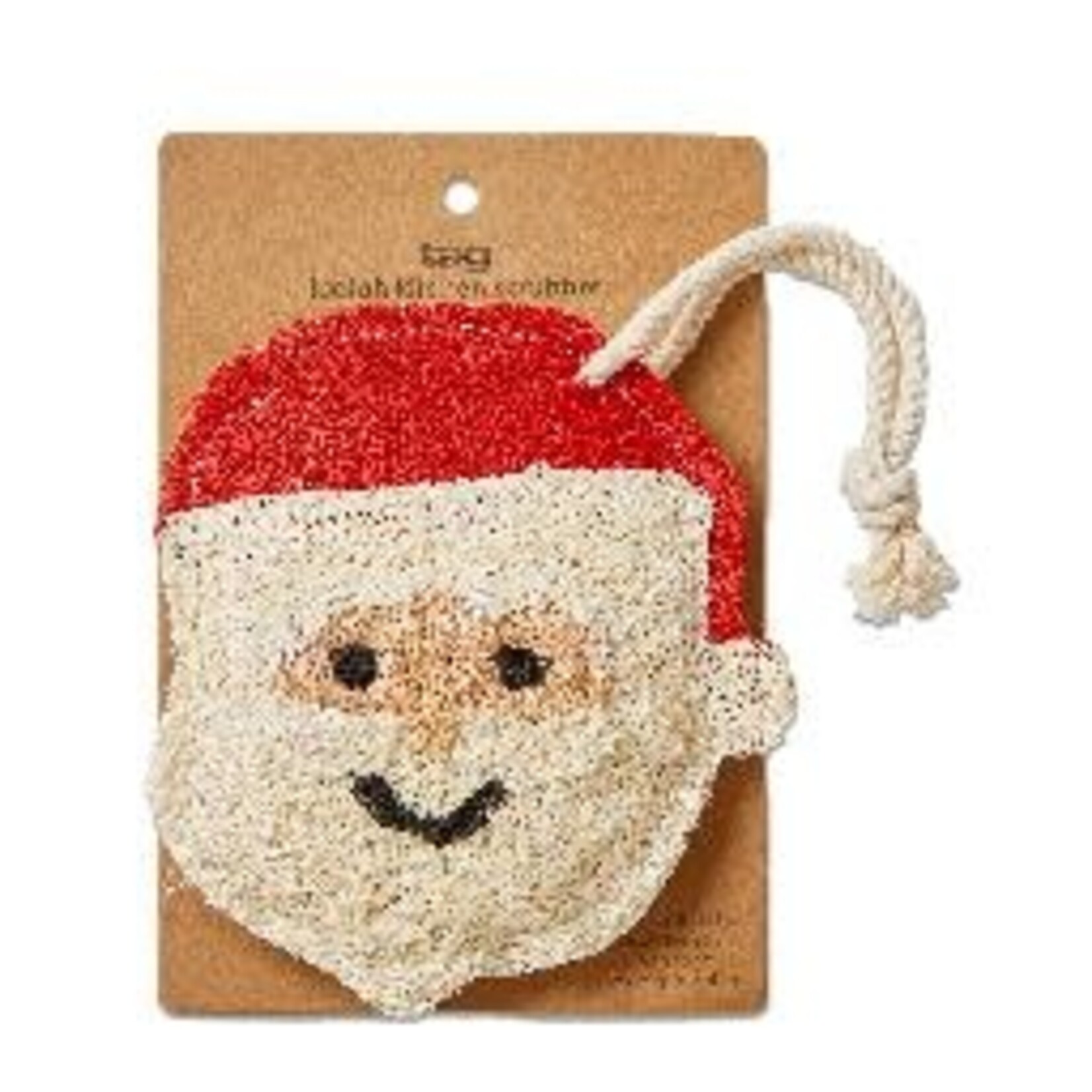 Tag CHRISTMAS SANTA LOOFAH SCRUBBER