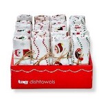 Tag Flour Sack Dishtowel Assortment/20 + CDU - Holiday Cheer | Tag